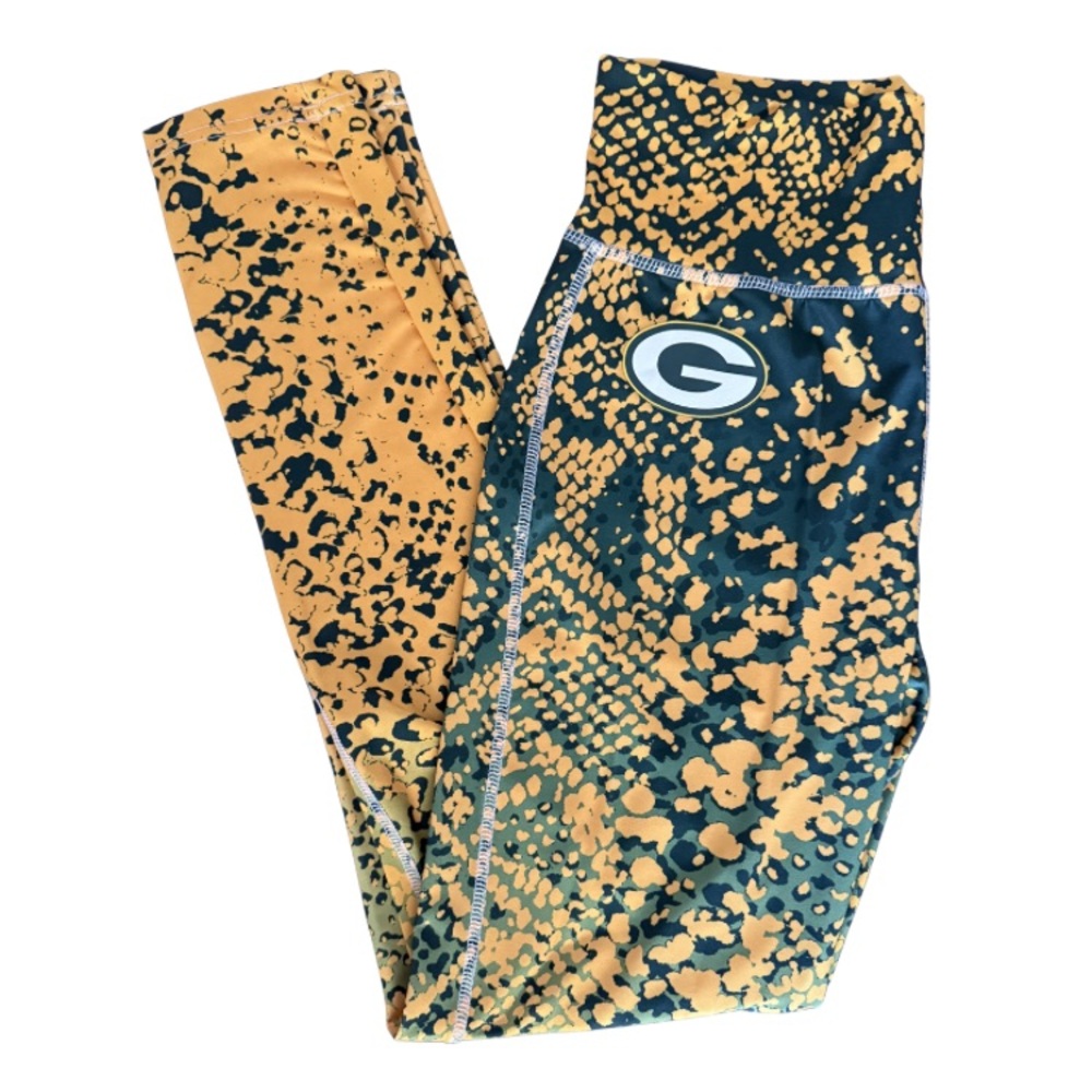 Green Bay Packers Women’s Leggings – Medium | NFL Team Apparel